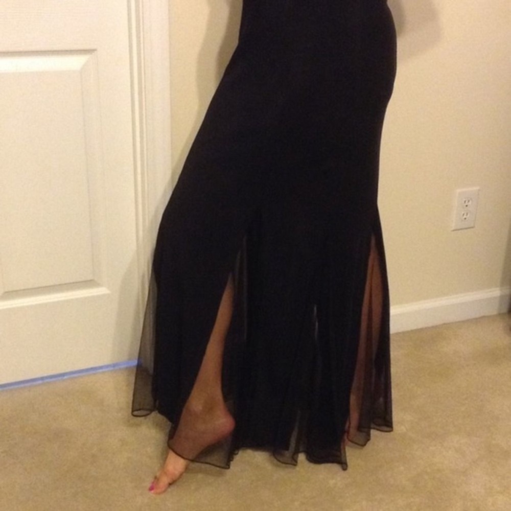Elegant Black Maxi Skirt